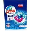Bio Presto Power Caps Classico, Detersivo Lavatrice Predosato In Capsule, Confezione Da 54 Lavaggi