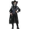 FIESTAS GUIRCA | Costume da Cowboy Gotico per Bambini - Gilet, Giacca e Fazzoletto - Costumi da Cowboy per Halloween, Oktoberfest e Feste del Vecchio West - Unisex - Nero e Grigio