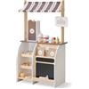 Teamson Kids Caffettiera in Legno con Macchina per Espresso