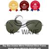 Ray-Ban Aviator specchio cornice argento lucido argento specchio RB3025-003/4...