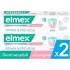 elmex Dentifricio Sensitive Professional Ripara e Previene denti sensibili 2x75 ml | Trattamento Per Denti Sensibili | Sollievo immediato dal dolore* | Previene la recessione gengivale
