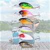 1 set di 6 pezzi esche colorate di pesca peschereccio esca vitale