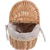 Cestino Da Picnic Vintage Cestini Intrecciato Portaoggetti Vimini