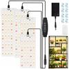 brandhuntersuk 540 LED Full Spectrum Grow Light Lampada Crescita Indoor 4 Pannelli Timer