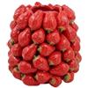 Vaso A Forma Di Fragola, Lucido, Originale Portafiori Per La Decorazione Della