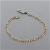 BRACCIALE DA UOMO A MAGLIA GRUMETTA IN ORO GIALLO 18KT 4 GRAMMI (8612)
