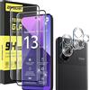 ZAXGLAR Pellicola Vetro Temperato per Xiaomi Redmi Note 13 Pro Plus 5G 2 Pezzi