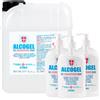 Eurocali Gel Disinfettante Mani Professionale Igienizzante Antibatterico Presidio Medico