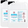Eurocali Gel Disinfettante Mani Professionale Igienizzante Antibatterico Presidio Medico