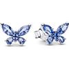 Pandora Gioiello Donna Orecchini Argento Orecchino Farfalla Blu 294230C01