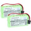 vhbw 2x Batteria sostituisce Radio Shack 23-933 1500mAh