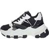 Buffalo Sneakers Ecopelle Donna Nero/bianco 1622380-d5