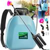 SYLSTAR Pompa Irroratrice a Batteria 12L 3 Velocità Pompa a Spalla a Batteria