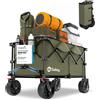 Sekey XXL Plus Carrello Spiaggia con Freni 200L 150KG Carrello Pieghevole Ruote
