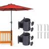 Base Ombrellone Deck Design Split Base Salvaspazio Design Manopola Regolabile Vi