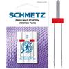 SCHMETZ 2 Aghi per macchine da cucire Stretch gemello 130/705 H-S ZWI 4.