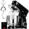 MPM Impastatrice Professionale per Pasticceria Robot Cucina Orbitale 6,5L 6 Velocità