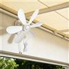 Ventilatore da Parete USB 5V 5W Circolatore Silenzioso per Campeggio Estern