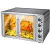 Bakaji Home Forno Fornetto Elettrico Ventilato Potenza 2200W con Doppia Porta