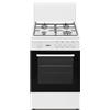 Nikkei SN554WG Cucina a gas con forno a gas 50x50 cm colore Bianco