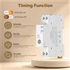 63A Per Interruttore per zigbee per Telecomando On Off Timing e Dati kWh in