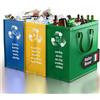 PTMS Borse Raccolta Differenziata 3 Contenitori Per Carta Plastica e Vetro Set Pattum