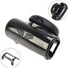 Manopola girevole auto morbida booster maniglia supporto nero