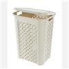 TONTARELLI Cesto Portabiancheria Arianna Angora 50 Litri 43,5 x 33,5 x 55 cm