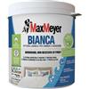 MAXMEYER Bianca Monomano BMB Pittura per Interni Lavabile 2 in 1 Fissativo e