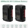 Tecmana 6Ah 36V Al litio Batteria Per Bosch GSA GSB GSR GBA GSR GBH 36V-Li BAT810 BAT818