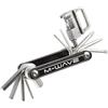 M-WAVE Mini Folding Tool, Mini 15, 15 Functions, 2/2.5/3/4/5/6/8 Mm Allen Key, F