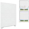 Tenda pieghevole per for trasparente bianca 40 cm 45 cm 50 cm 55 cm x 150 cm per