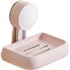 Portasapone con ventose forti doppio scomparto 13,7x10,4x11,8 cm
