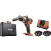 AEG Trapano avvitatore a batteria percussione Brushless 18V Litio AEG BSB18CBL-502C
