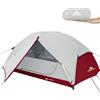 Forceatt Tenda Campeggio per 2-3 Persone Impermeabile & Antivento 2 Porte Tenda da