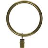 Rod Desyne Anelli per tende con clip, altri, ottone antico, 15,2 x 10,2 x 10,2 cm