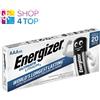 Energizer 10x Energizer AAA Ultimate Lithium L92 Batterie 1.5V a Lunga Durata