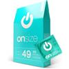 ON) Preservativi ONsize Larghezza 49 mm 50 Pezzi Spessore parete 0,07 mm premium