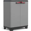 Keter Armadio Basso Stilo 1 Ripiano Regolabile Grigio Scuro 68x39x90 H Cm