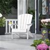 pidema.it Sedia Poltrona da Giardino resina Alpine Adirondack bianca 80,5 x 92 x 100,5 cm