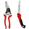 Felco set FELCO 8 + FELCO 600 forbice potatura seghetto chiudibile legno