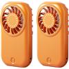 2pz Ventilatore Portatile Corpo ABS 20,1x52,6x93,8mm per Viaggio Bellezza Uso Pe