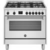 Bertazzoni LA GERMANIA MPL96L1EXC CUCINA A GAS 90CM 6 FUOCHI FORNO ELETTRICO INOX