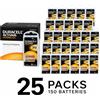 Duracell 150x Duracell Activair 312 PR41 DA312 Batterie Zinco-Aria BULK Confezione