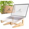 MY FAT GORILLA SUPPORTO PC PORTATILE IN LEGNO BAMBÙ RIALZO PER MACBOOK NOTEBOOK STAND REGOLABIL