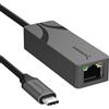 Sabrent ADATTATORE USB C ETHERNET 2.5 GBPS PORTATILE ALLUMINIO PER MACBOOK E PC
