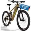 Fischer E-Bike MTB Montis 10.0i ULTIMATE Bicicletta elettrica per donne e uomini, telaio 46, motore centrale 90 Nm, batteria 36 V