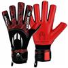 HO Soccer KONCEPT Aerial Red Team Guanti da portiere, unisex, per bambini, nero/rosso, 6,5