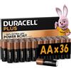 DURACELL Batterie Plus AA (Confezione da 36) Batterie Alcaline da 1,5 V Fino al