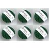 MARUSSIA Lillemor by Permin - 6 gomitoli di lana merino biologica per bambini, bambini e adulti (18 verde bosco)